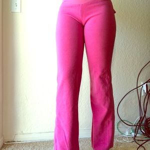 Pink sweatpants